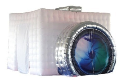 Cabina De Fotos Inflable Carpa Portátil Luces Led + Soplador