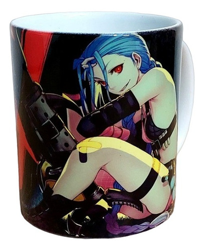 Taza Ceramica League Of Legends Jinx V3