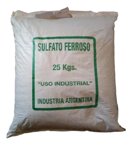 Fertilizante Sulfato De Hierro Cristalino X 25 Kilos