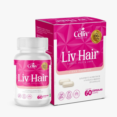 Liv Hair 60 Cápsulas Celliv