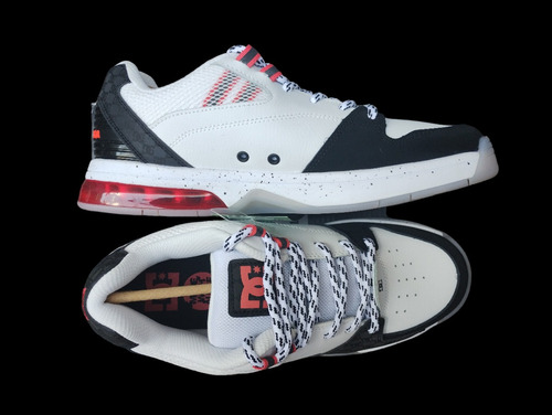 Imagen 9 de 9 de Tenis Dc Shoes Versatile White Black Blue Skate Hombre