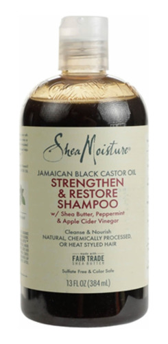 Shea Moisture Shampoo Aceite De Ricino 384 Ml