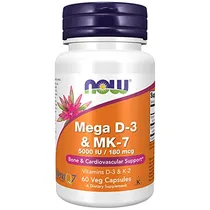 Comprar Ahora Suplementos, Mega D-3 Amp; Mk-7 Con Vitaminas Ty5gx