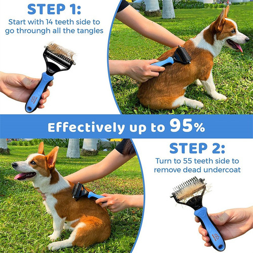 Cepillo De Peine Husky Para Perros Y Gatos