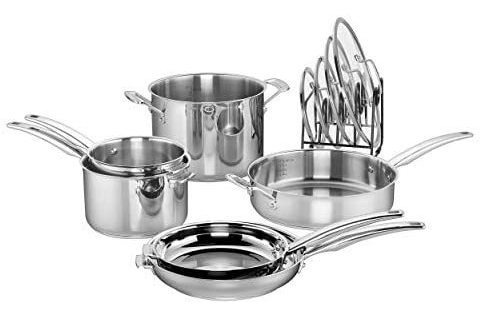 Juego De Ollas Cuisinart Acero 11 Piezas