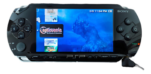Sony Psp Fat Liberada Con Umd + 20 Juegos Excelente Estado Negro (Usado)