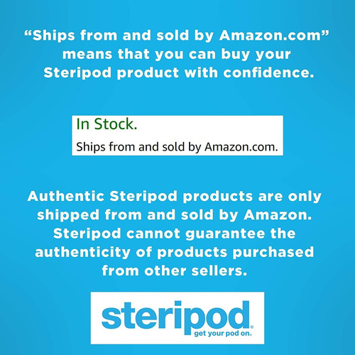 SteriPod Clip-on Cepillo De Dientes Del Protector, Verde Y A