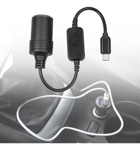 Cable Convertidor De Encendedor De Cigarrillos De 0,35 M