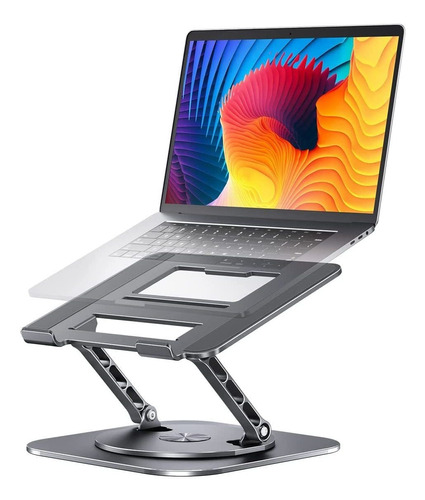 Soporte Ajustable Para Notebook Con Base Giratoria 360º - 01