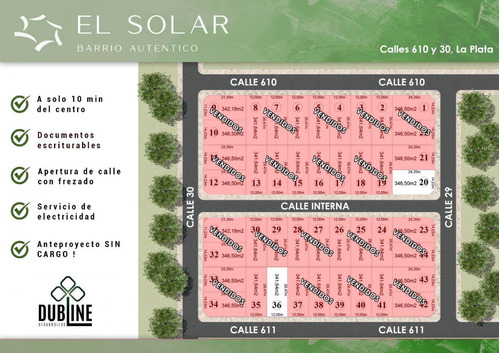 610 E/ 29 Y 30 - Lotes De 340 M2 