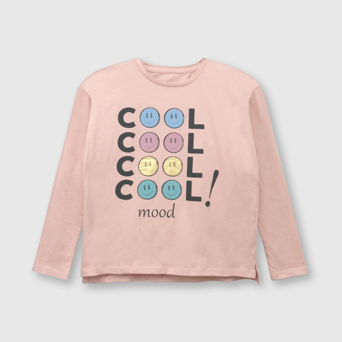 Polera De Niña Cool Rose (2 A 12 Años)