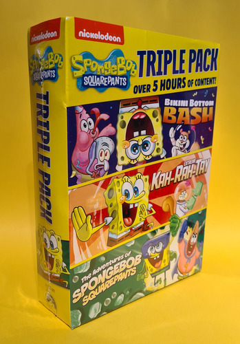 3 Dvd / Spongebob Squarepants / Bob Esponja / Bikini / Areni