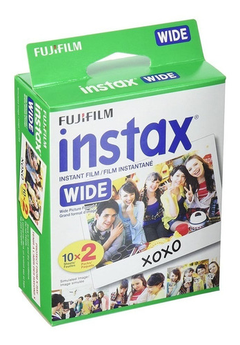 Rollo Fujifilm Instax Wide Pack X20 Fotos Entrega