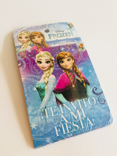 Invitaciones Fiesta Frozen 24 Pzs