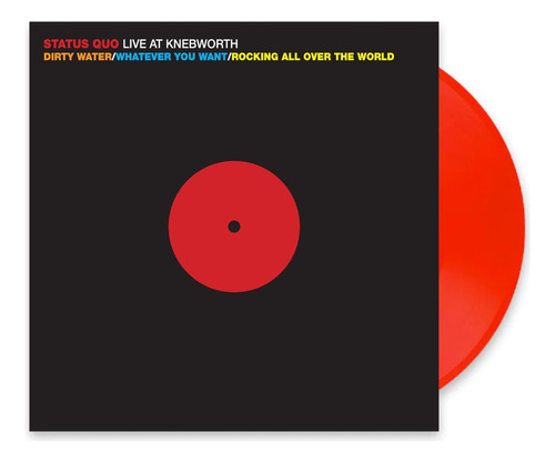 Status Quo Live At Knebworth Lp Red Vinyl Rsd 2021