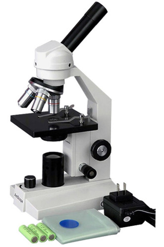 Amscope M200 c-led Taladro Monocular Compuesto Microscopio,