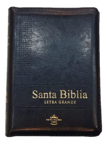 Biblia Reina Valera 1960 Letra Mayor 11 Puntos Cierre Negro