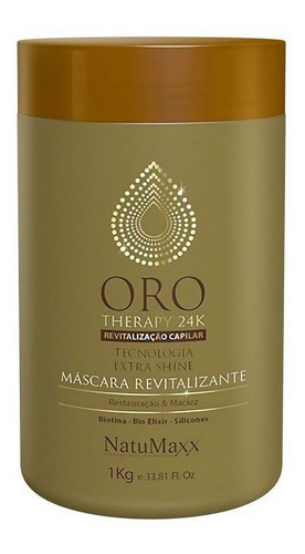 Natumaxx Oro Therapy 24k Shampoo + Máscara Revitalizante
