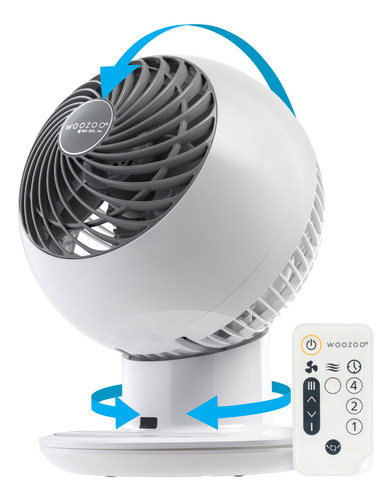 Ventilador Oscilante Compacto Con Mando A Distancia Blanco 0 Mm Frecuencia Color De La Estructura Color De Las Aspas Material De Las Aspas 0