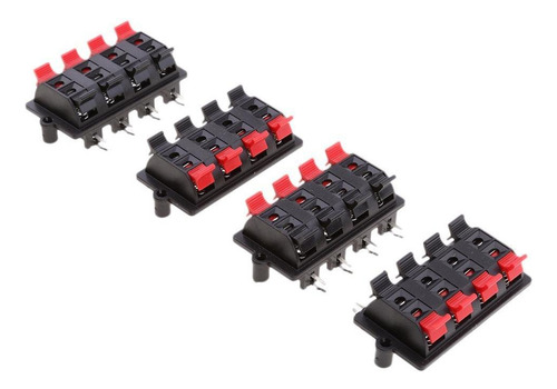 . Terminales De Altavoz Tipo Push 8 Vías 2 Filas