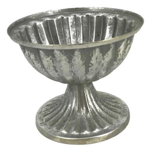 Vaso Decorativo De Urna Francesa, Peça Prata Antiga Grande