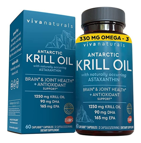 Aceite De Kril+omega 3 Naturals - Unidad a $5182