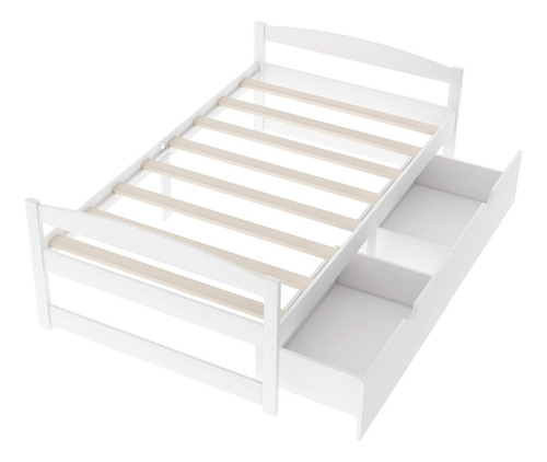 Merax Sofa Cama Multifuncional De Madera Con Cajones Sofa Ca