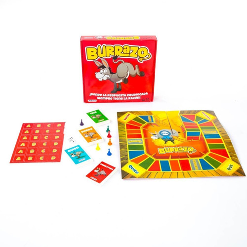 Imagen 4 de 5 de Juego De Mesa Burrazo Toyco E. Full