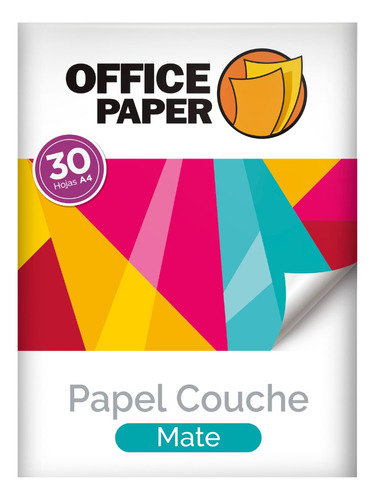 Papel Couche Office Paper Mate 150g Por 30 Hojas A4