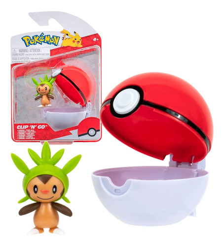 Pokemon Pokebola + Figura Original Poke Ball Clip N Go Sk