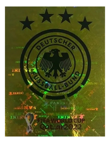 Figurinhas Copa Do Mundo Seleções Douradas Brilhantes Escudo