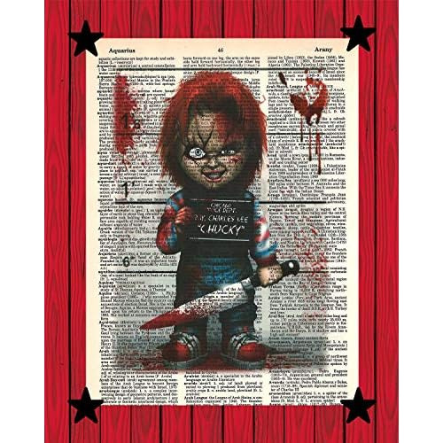 Impresión De Arte De Película De Terror  Chucky Child...