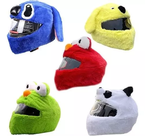 Funda De Peluche Para Casco De Moto