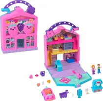 Comprar Playset Polly Pocket Pollyville Fresh Market Con 2 Muñecas