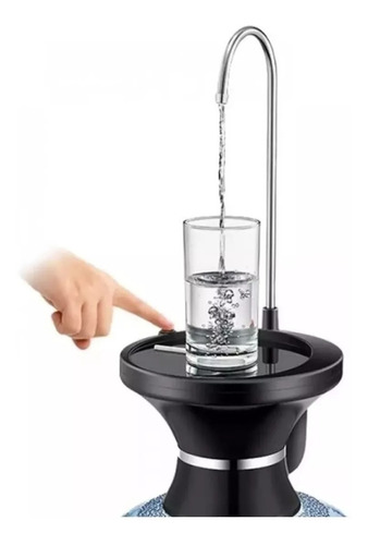 Dispensador De Agua Automático Bomba Para Garrafon Color Negro