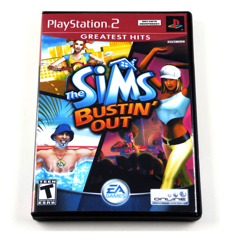 The Sims Bustin Out Original Playstation 2 Ps2