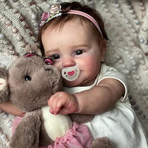 Icradle 20inch50cm Reborn Baby Dolls Silicone Vinyl Full Bod