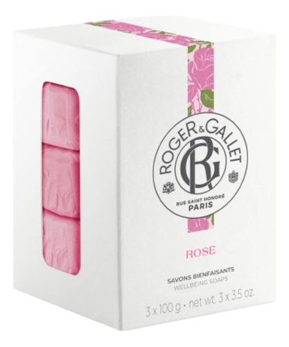 Roger & Gallet Set De Jabón Wellbeing - Rosa Para Unisex - 3