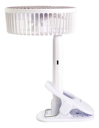 Mini Ventilador Portátil Recarregável Giratório Mesa Usb