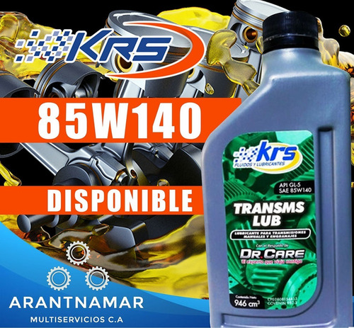 Imagen 1 de 1 de Aceite 85w140 Krs