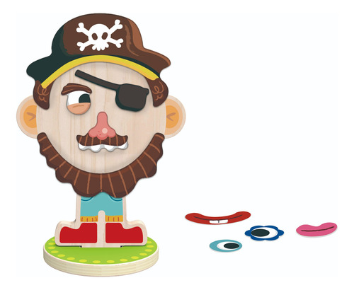 Juego Sr Cara Misteriosa Tooky Toy Madera Magnetico Educativ