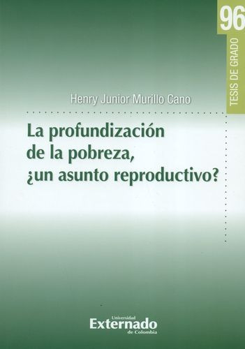 Libro Profundización De La Pobreza, ¿un Asunto Reproductivo