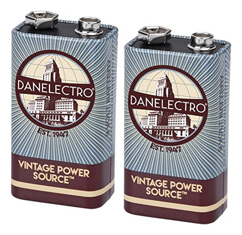 Dane Lectro 2d9v 9v Baterias (paquete De 2)