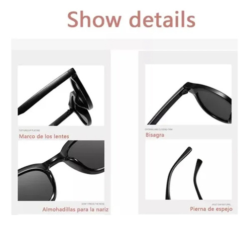 5pcs Gafas Deportivas Gafas De Sol Mujer Gafas De Sol De Con Protección Uv400 Vintage Moaihe