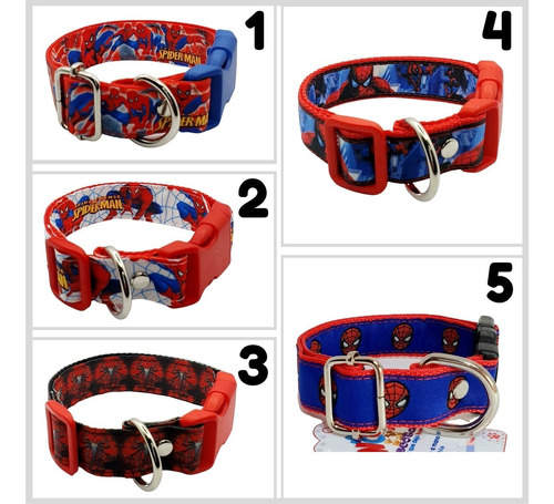 Collar Perro Grande O Pequeño  Spider-man / El Hombre Araña