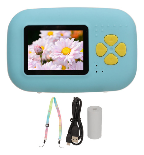 Impresora De Papel Con Cámara Digital Para Niños, 16 Megapíx