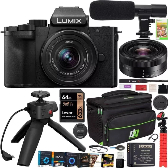 Panasonic Dc-g100vk Lumix G100 Kit De Videoblogging 4k Para