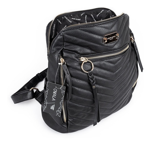 Imagen 3 de 6 de Mochilas Mujer Cuero Sintetico Pierre Cardin Originales