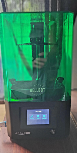 Impresora Resina Hellbot Apolo Pro + Curadora Octopus Plus Verde (Usado)