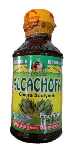 Alcachofa 100 Capsulas 500 Mg